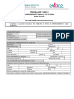 Formulario Proyecto Enlace