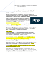 6 Tipos de Roles, Emociones, Tareas y Comportamientos