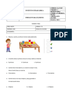 Examen Final Matematicas Primer Periodo