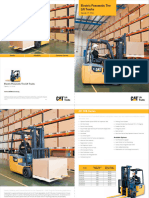 Cat EP13 20TCB Electric Forklift Brochure