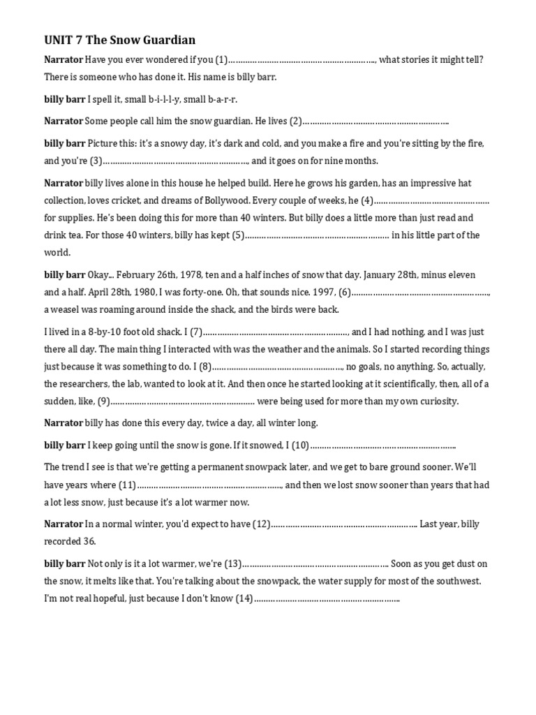 Unit 7 Listening Tapescript Bгђi Tбє P дђiб ђn Tб є Pdf