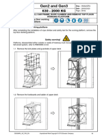 top working platform dismantling manual