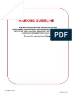 Grade 10 Geo Controlled Test Term 1 2024 Marking Guideline