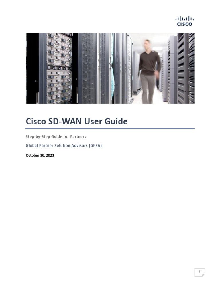 Cisco SD-WAN Partner Guide | PDF | Ip Address | Virtual Private Network