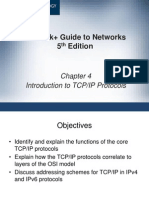 Network+ Guide To Networks 5 Edition: Introduction To TCP/IP Protocols
