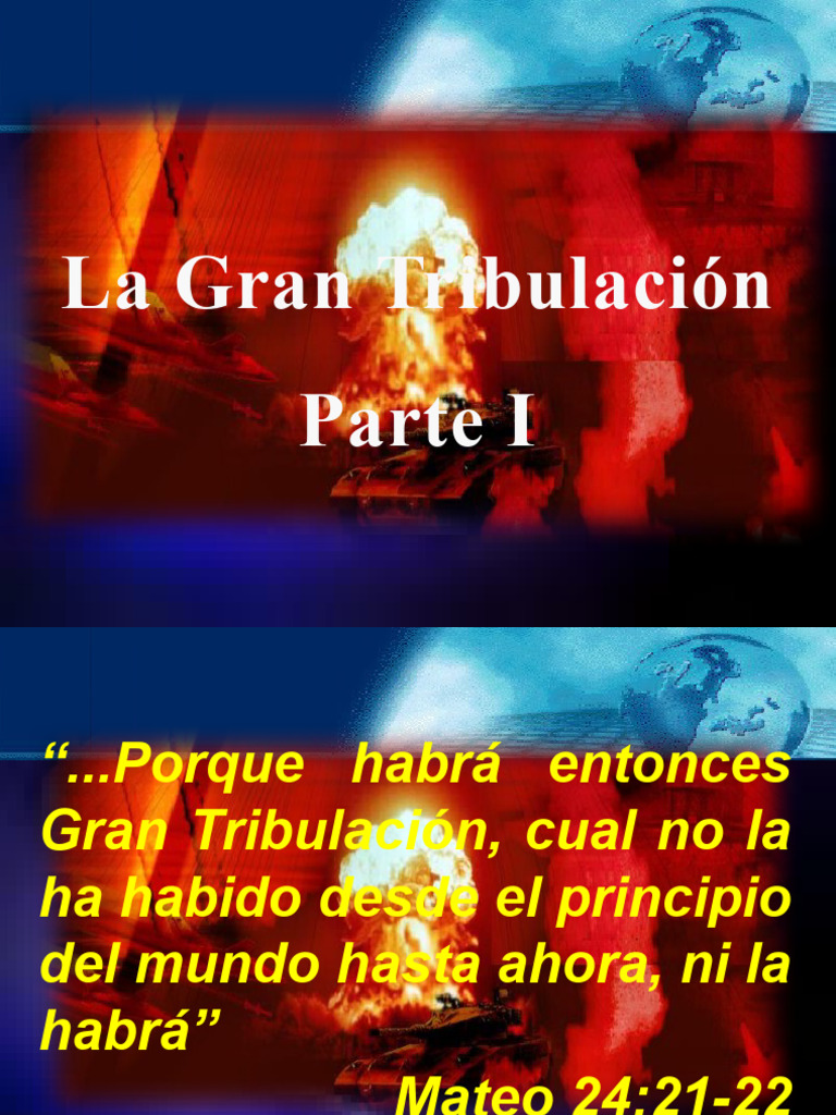 La Gran Tribulacion I Pdf Antecristo Gran Tribulación