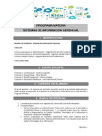 Programa Materia Sistemas de Informacion