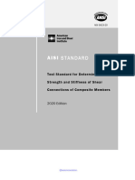 AISI S923 20 Test Standard For Determining The Strength and Stiffness