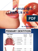 Dental Awareness For School Children-Dr - pradeep-FINAL