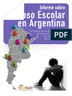 Informe Acoso Escolar en Argentina CAPICÜA 2014