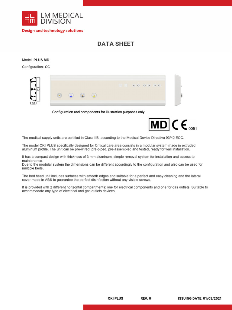 Doc. 2 OKI PLUS MD | PDF | Ac Power Plugs And Sockets | Medical Device