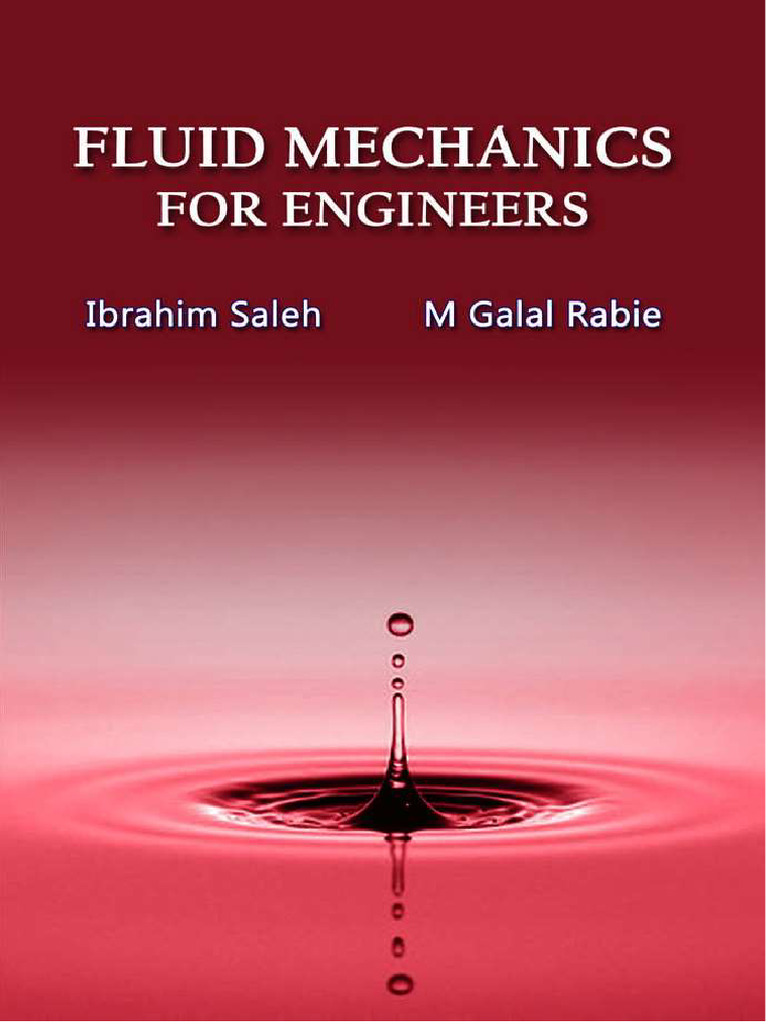 Fluid Mechanics For Engineers, Ibrahim Saleh and M Galal Rabie | PDF ...