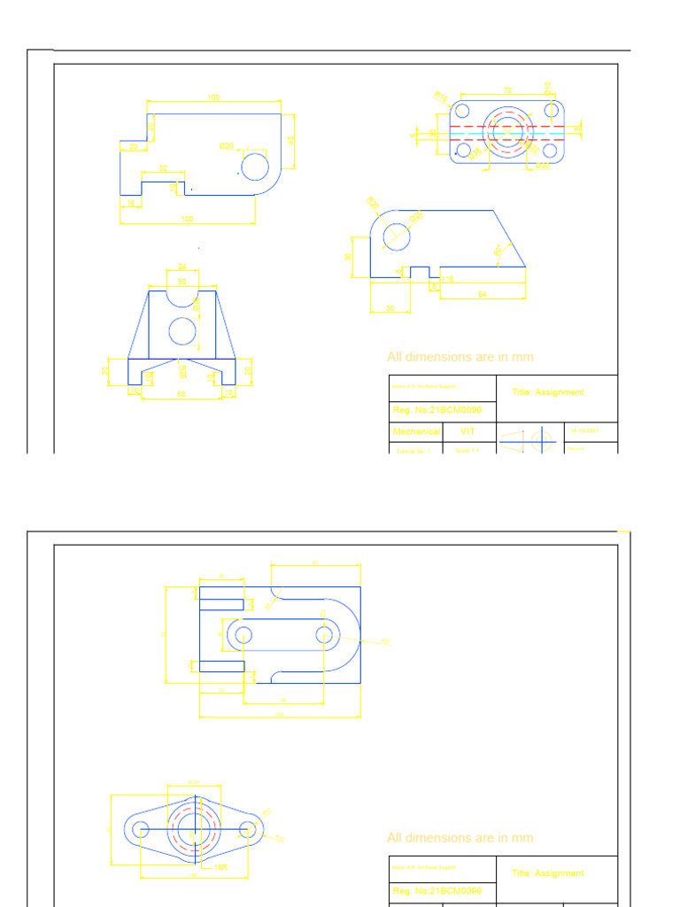Mechanical Engineering Assignment Tutorial | PDF
