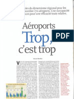Aéroports Trop C'est Trop 2009 (Enjeux Les Échos)