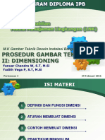 03-LNK208 Prosedur Gambar Teknik II, Dimensioning