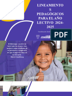 Lineamientos Pedagógicos 2024-2025