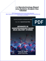Textbook Ebook Advances in Nanotechnology Based Drug Delivery Systems Anupam Das Talukdar All Chapter PDF