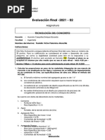 PDF Examen Final Tecnologia Del Concreto Frank - Compress