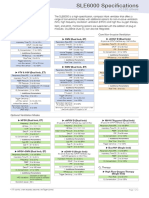 SLE6000 Datasheet - V25 Specifications