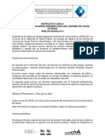 Instructivo Cara A Lesiones de Causa Externa