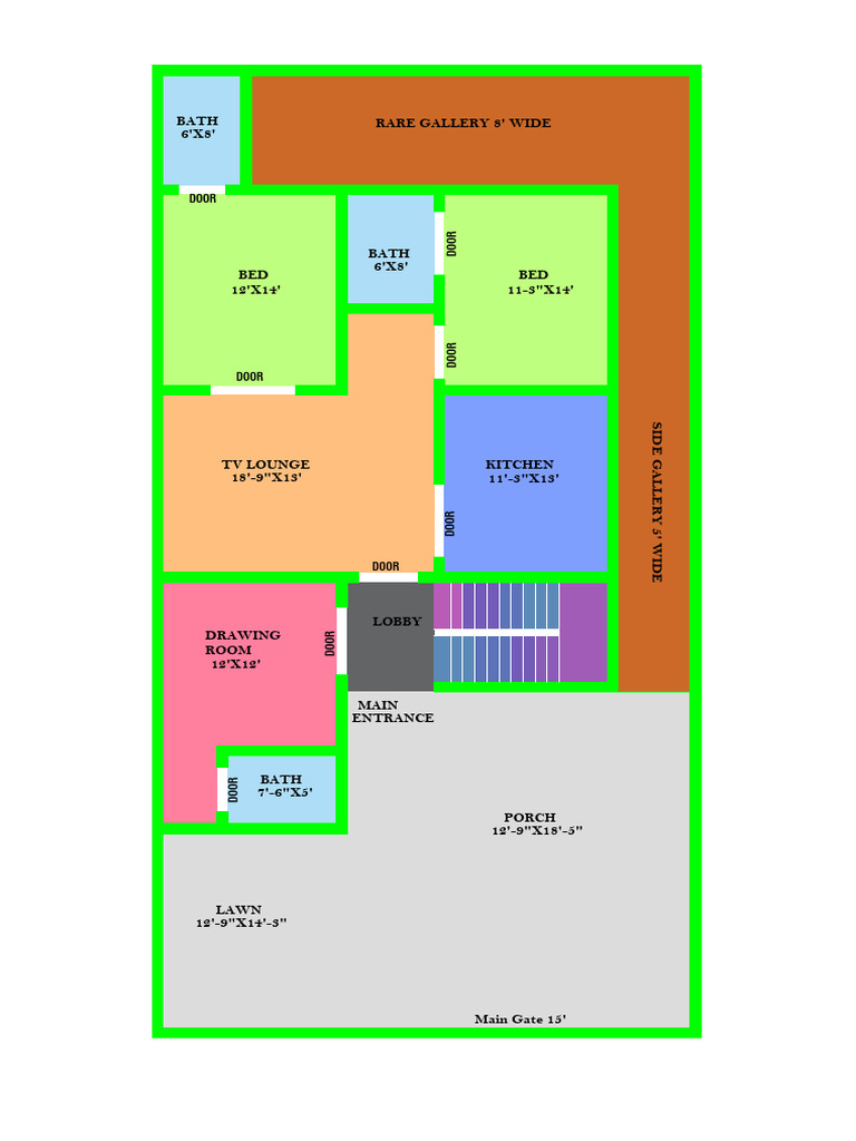 Detailed Floor Plan Layout | PDF