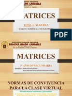 3° Secundaria - TEMA 4 - MATRICES