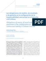 Las Obligaciones de Medios de Resultado y de Garantia en La Configuracion de La Responsabilidad Contractual en El Derecho Civil Chileno Adrian Schopf