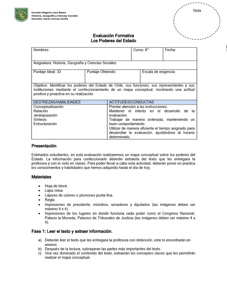 Mapa Conceptual de Poderes del Estado | PDF | Judicaturas | Legislador