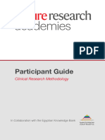 Clinical Research Methodology - Participant-Guide - EKB 2020