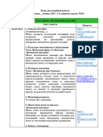 План дистанційної роботи Травень 2024 (середня Б група