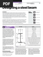 Base Plate Design for Steel Columns | PDF | Bending | Column