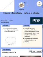10 - Ciência e Tecnologia - Cultura e Religião