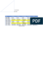 Horario de Clases Practica 3ro y 5to