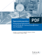 Ergonomiekompendium: Anwendung Ergonomischer Regeln Und Prüfung Der Gebrauchstauglichkeit Von Produkten