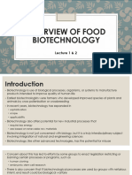 Overview of Food Biotechnology-1