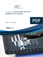 Tga Medical Device Cyber Security Guidance Industry.1.1pdf