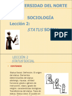 Lecc. 2. STATUS SOCIAL. 2021