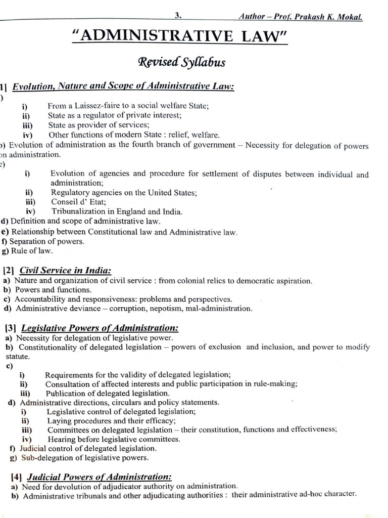 Admin-1 Mokal | Download Free PDF | Administrative Law | Political Law