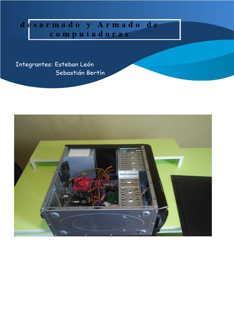 Armar y Desarmar PC Escritorio. Esteban | PDF | Computadora de ...