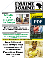 Semaine Africaine Édition Du Vendredi 15 Mars 2024 N°4221