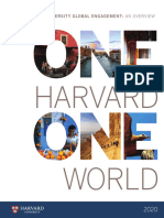 One Harvard One World Brochure 2020 - Final