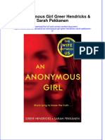 Textbook Ebook An Anonymous Girl Greer Hendricks Sarah Pekkanen 2 All Chapter PDF