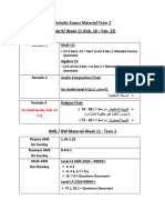 2324 Grade 9 - T2 Material W11