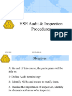 Audit & Inspection Procedure