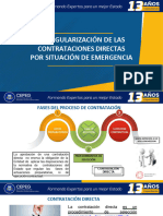 Modulo 4 - Regularización Contrataciones Directas Emergencia