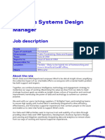 Business Systems Design Manager JD