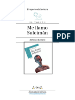 Proyecto de Lectura El Volcan Me Llamo Suleiman Antonio Lozano