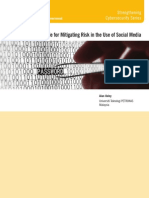 A Best Practices Guide for Mitigating Risk in the Use of Social Media