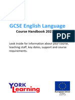 GCSE English Handbook 2021-22