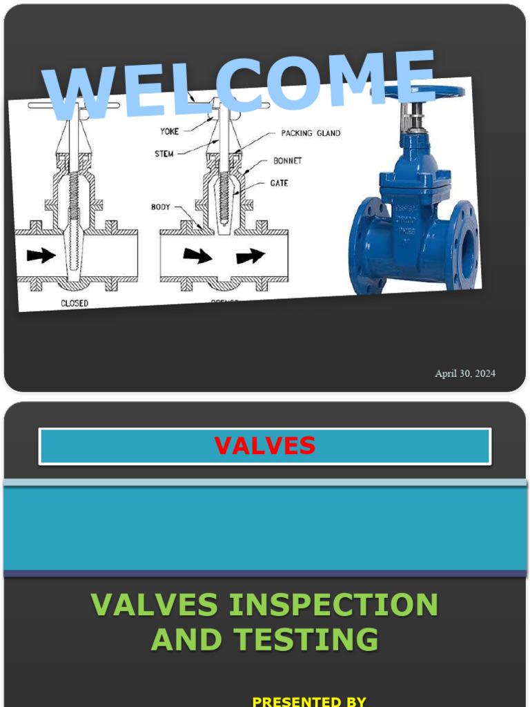 Valves Inspection and Testing Overview | PDF | Valve | Mechanical ...